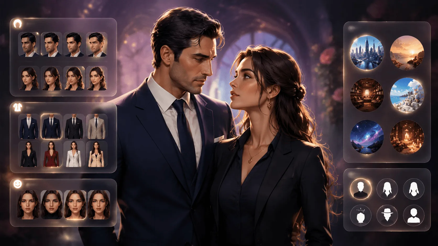 AI Romantic Character One-Click Customization
