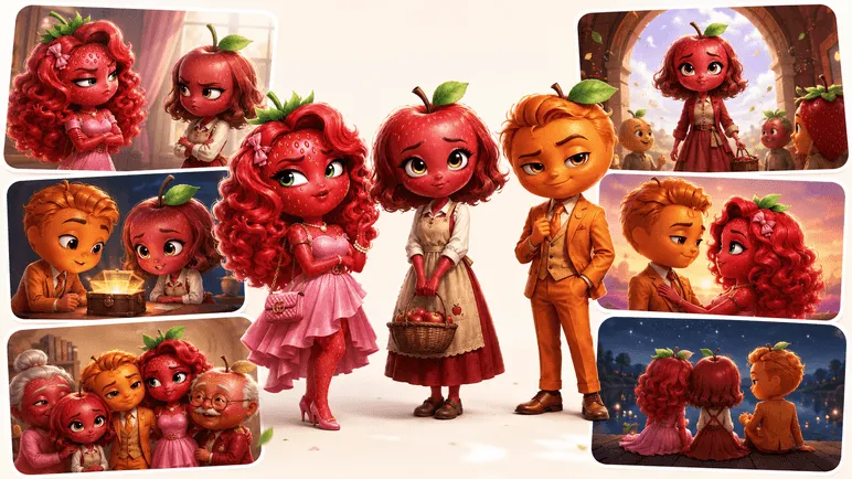 Consistent Characters for Multi-Episode Fruit Stories