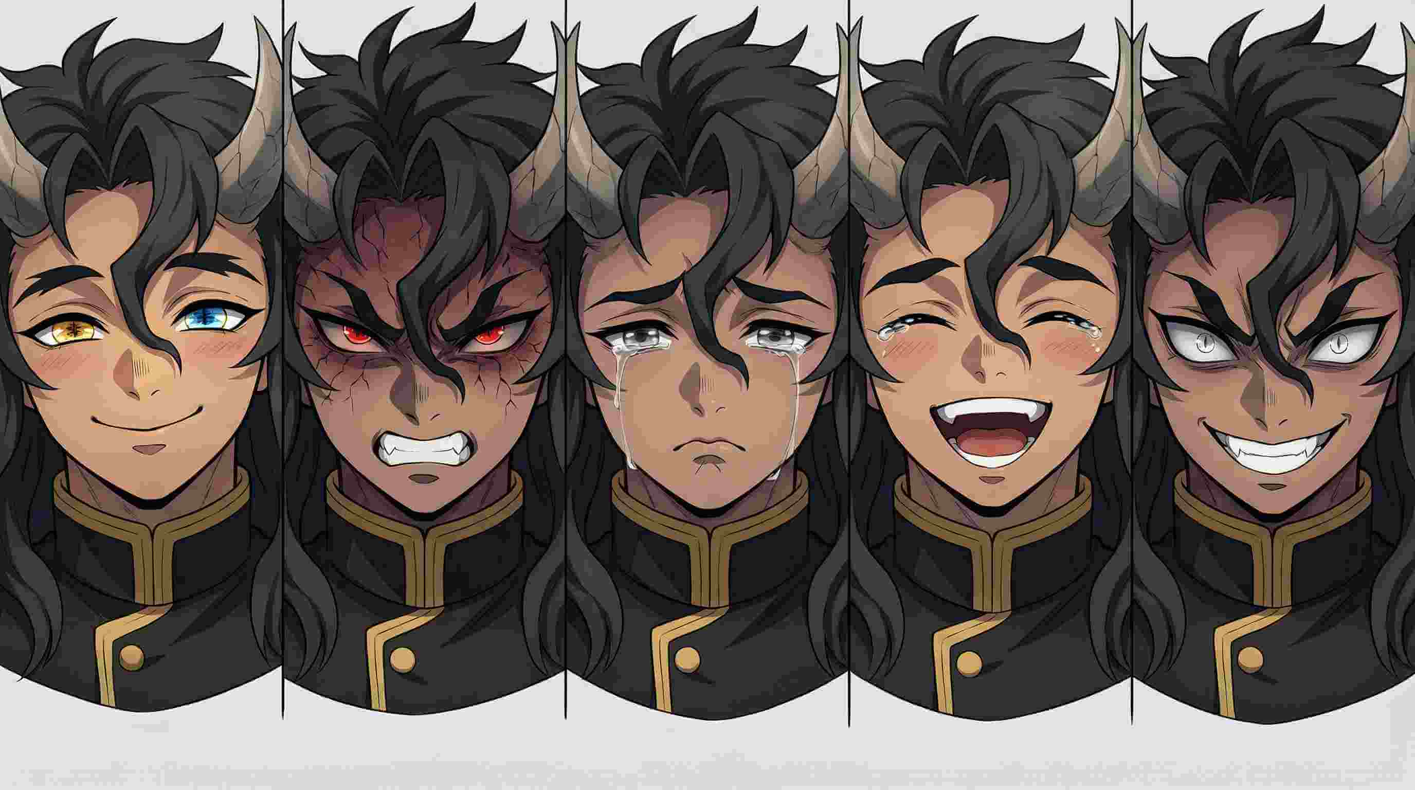 convey anime character emotions visually