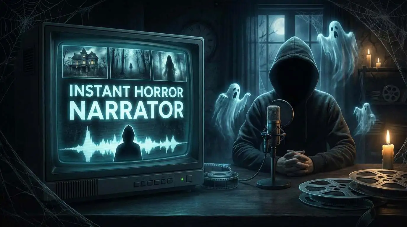 create narrated horror videos