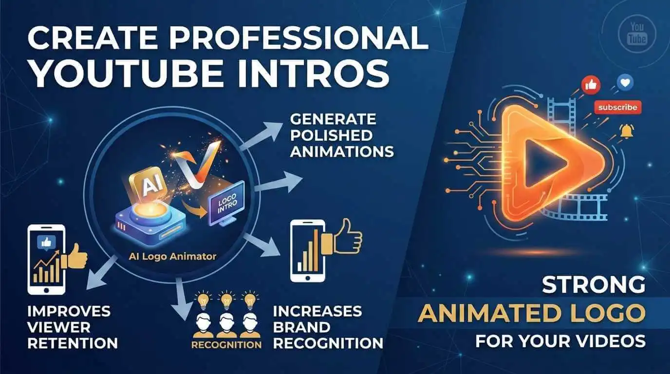 use logo animator to create professional youtube intros