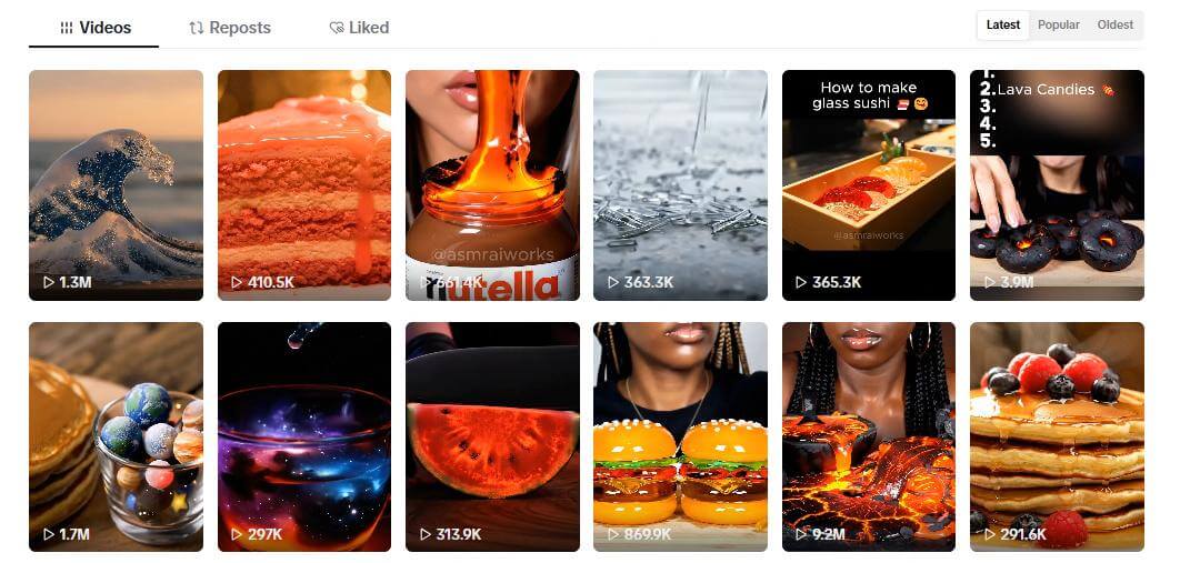 what are faceless reels