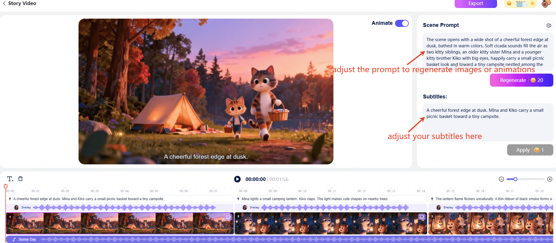 How to Use Novi AI to Create Story Video