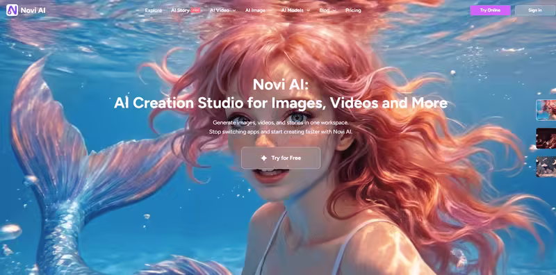 novi ai anime generator