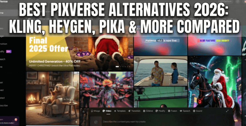 Best PixVerse Alternatives 2026: Kling, HeyGen, Pika & More Compared