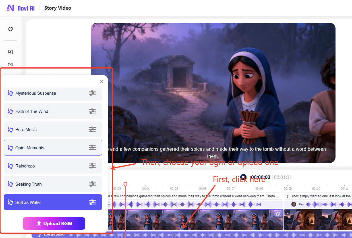 Novi AI Story to Video