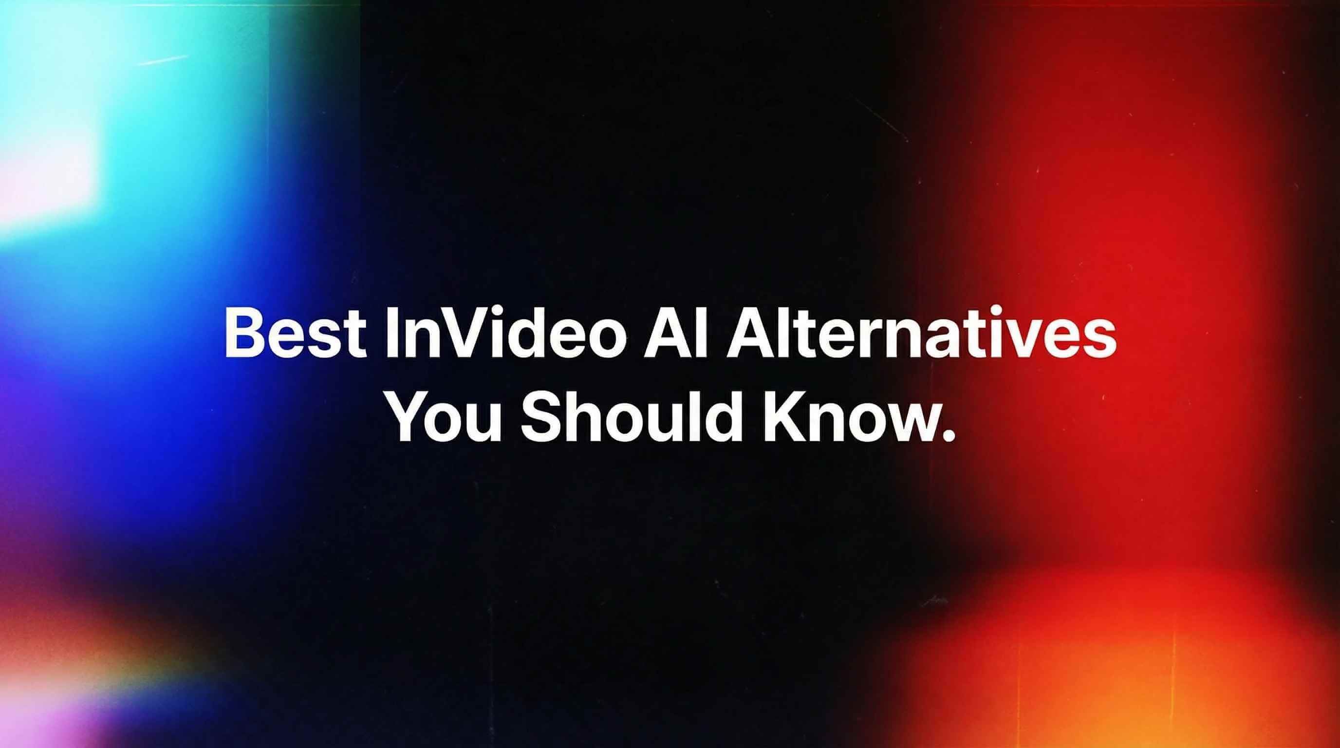 Best InVideo AI Alternatives (Free & Paid) in 2026