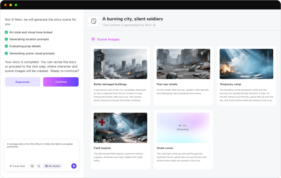 Auto Generate Scenes with Voiceover