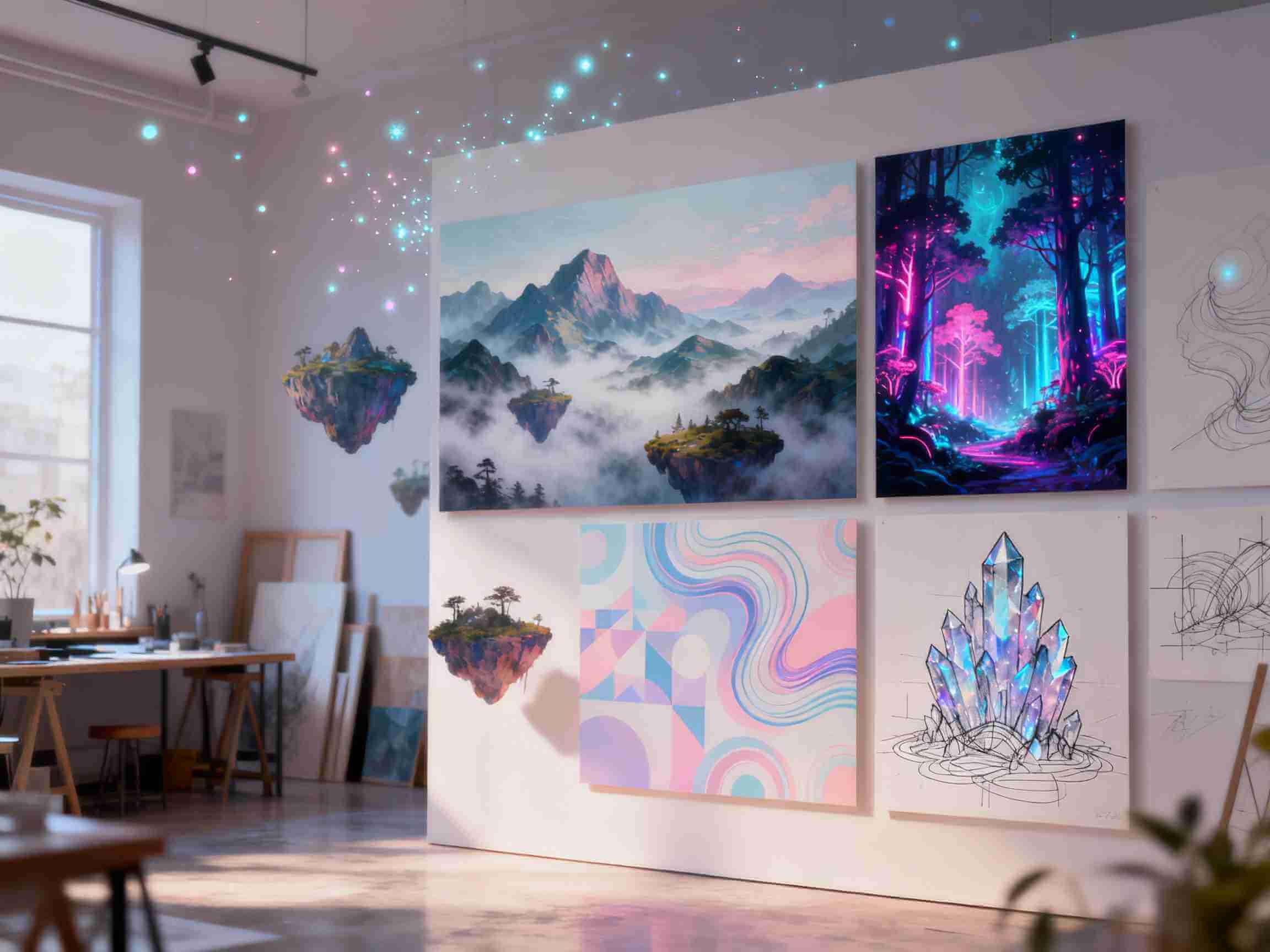 AI 文字生成圖片藝術創作