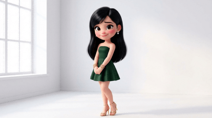 AI 文字生圖卡通